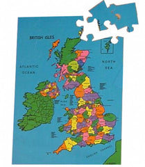 British Isles Map Puzzle - a jigsaw of Great Britain