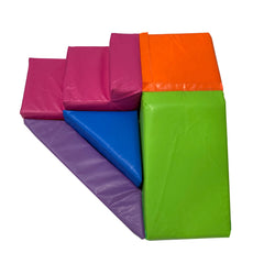 Multicoloured Slide & Steps Sofplay set