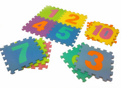 Large Foam Number Tiles set - a useful way to teach number recognition.