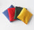 Beanbag set, one of each primary colour red, blue, green and yellow.