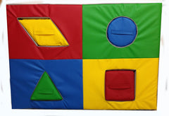 Soft Play Shape matching mat - Multisensory.biz - 1